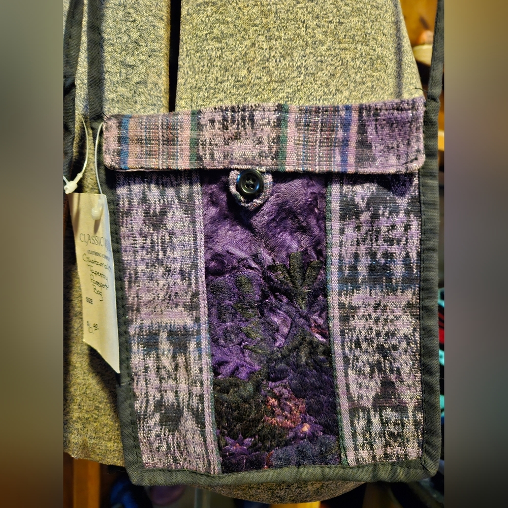 VINTAGE Handmade 100% COTTON crossbody bags(2) - Picture 1 of 8